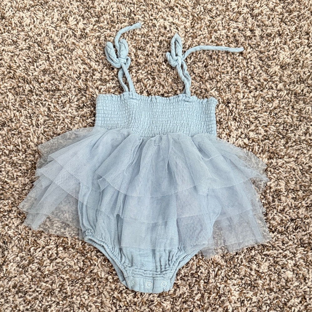 Angel Dear Tulle Ruffle Romper